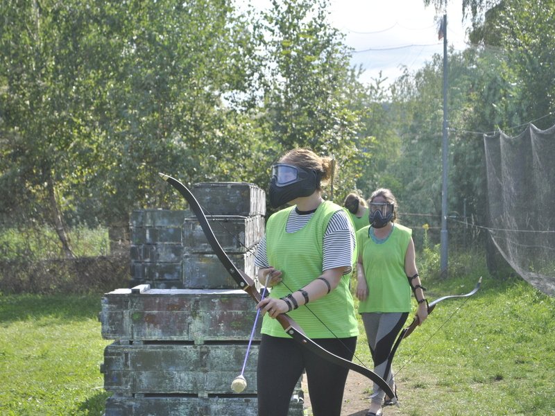 Archery- paintball s lukem