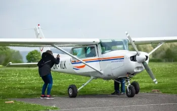 Vzrušující pilotování letadla na zkoušku