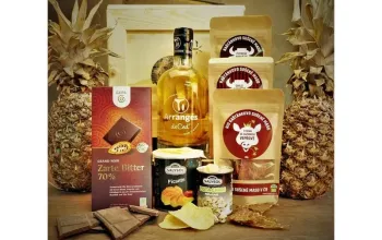 Dárková bedna s páčidlem pro muže s rumem Ti Arrangés de Ced' Ananas Victoria Celá ČR