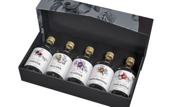 Dárkové balení luxusních ovocných pálenek: 5×0,05 l