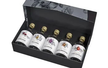 Dárkové balení luxusních ovocných pálenek: 5×0,05 l