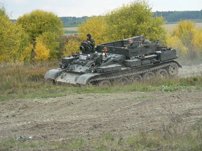 Jízda v tanku VT 55