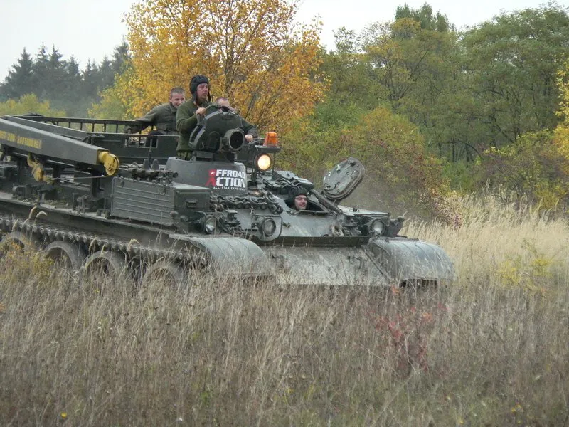 Jízda v tanku VT 55