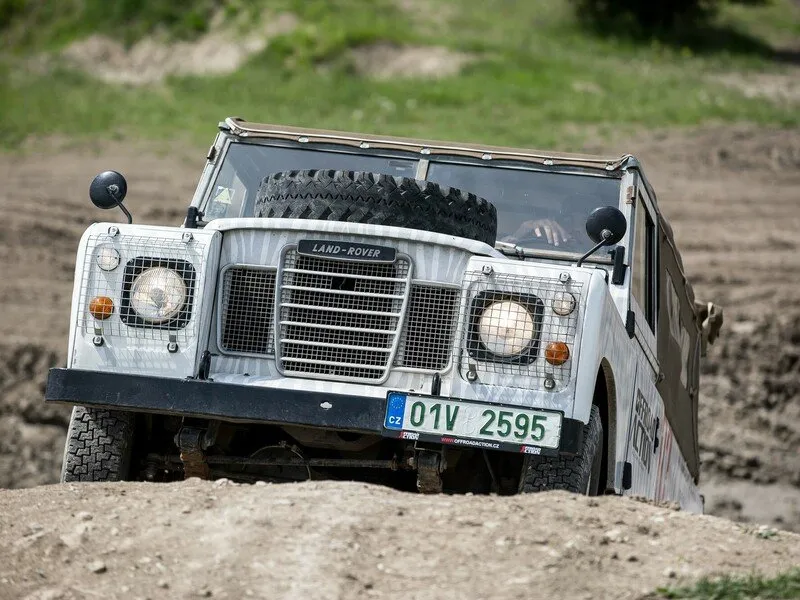 Land Rover off-road - testovací trénink