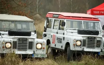 Land Rover off-road - testovací trénink