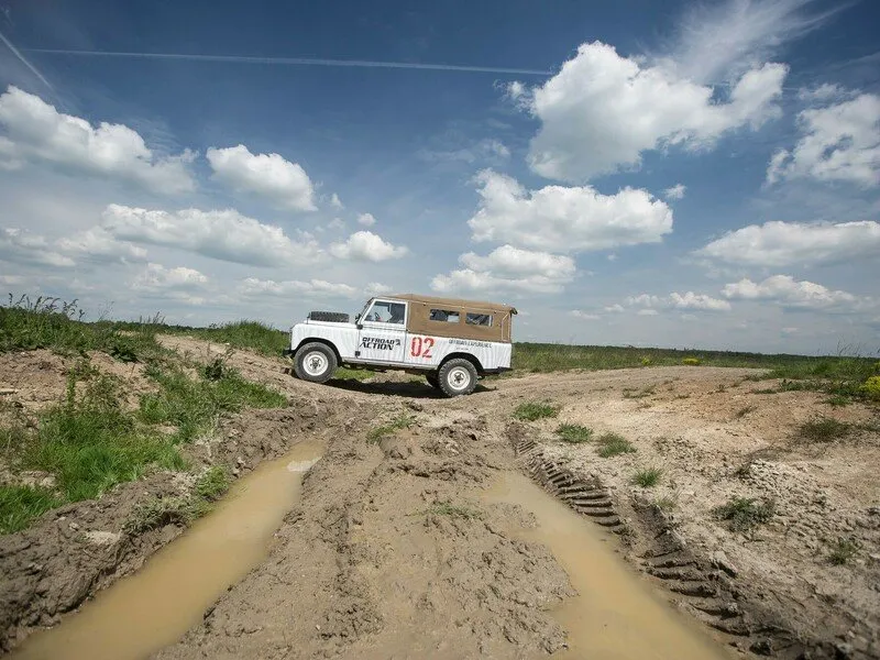 Land Rover off-road - testovací trénink