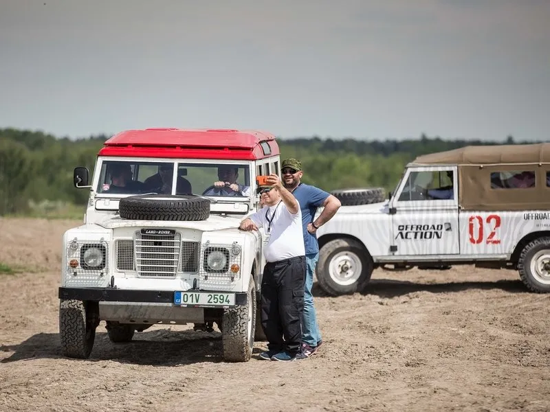 Land Rover off-road - testovací trénink
