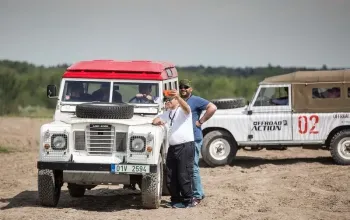 Land Rover off-road - testovací trénink