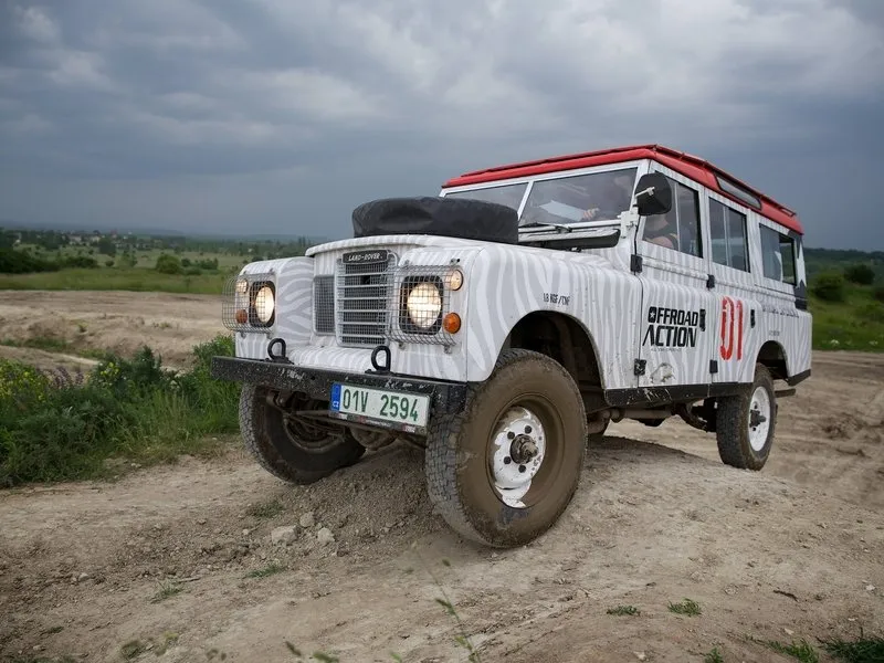 Land Rover off-road - testovací trénink
