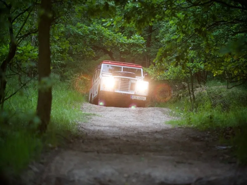 Land Rover off-road - testovací trénink
