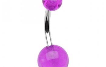 Piercing do pupíku - banánek - BA01017-B