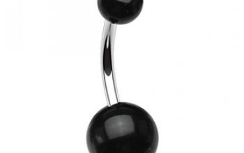 Piercing do pupíku - banánek - BA01017-B