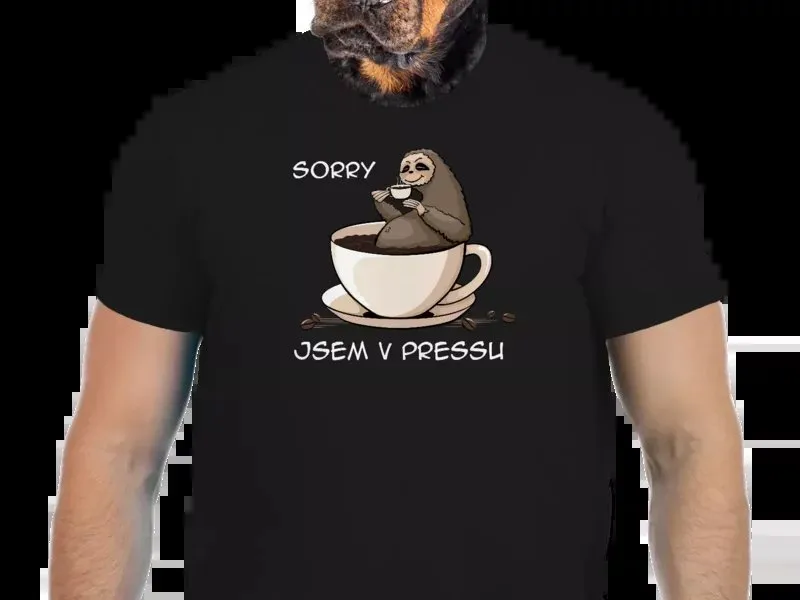 Vtipné tričko Bastard: V pressu