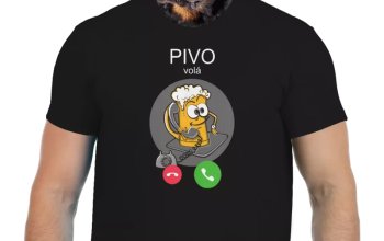 Vtipné tričko Bastard: Pivo volá
