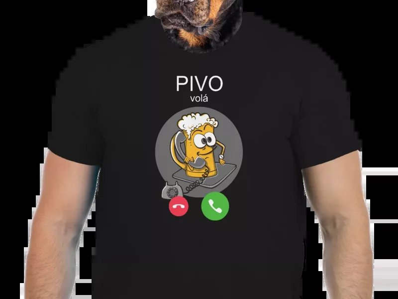 Vtipné tričko Bastard: Pivo volá