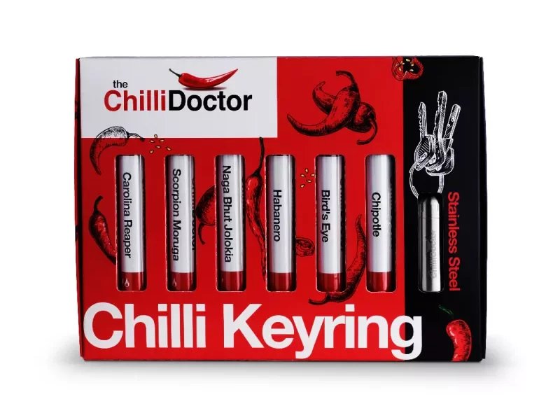 6 nejoblíbenějších chilli prášků + klíčenka