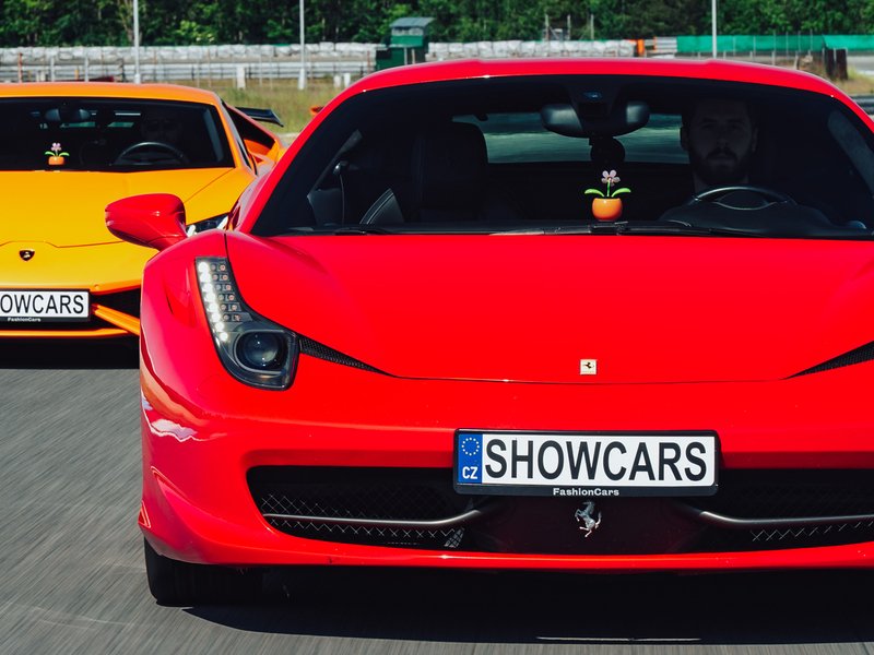 Jízda ve Ferrari 458 Italia v Čechách