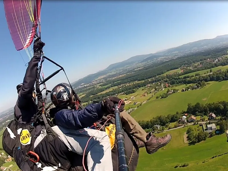 Tandem paragliding po celé ČR jako dárek
