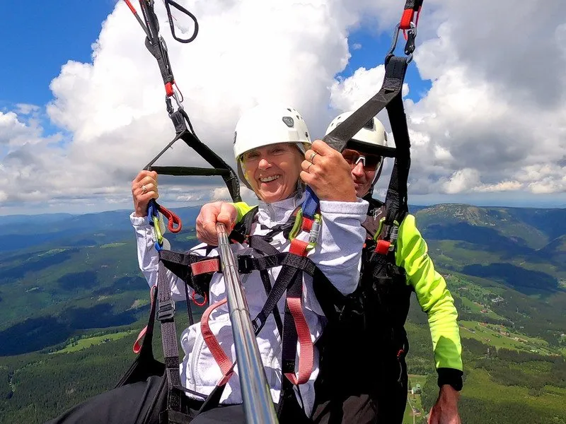 Tandem paragliding po celé ČR jako dárek
