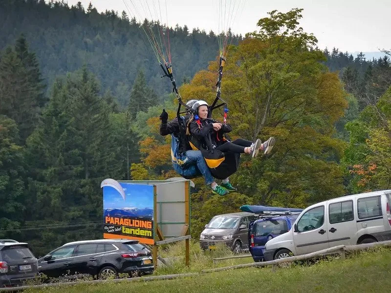 Tandem paragliding pro 2 osoby