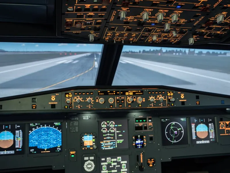Autentický simulátor letu v Aibusu A320: Praha