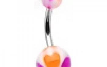 Piercing do pupíku - banánek - BA01020-GB
