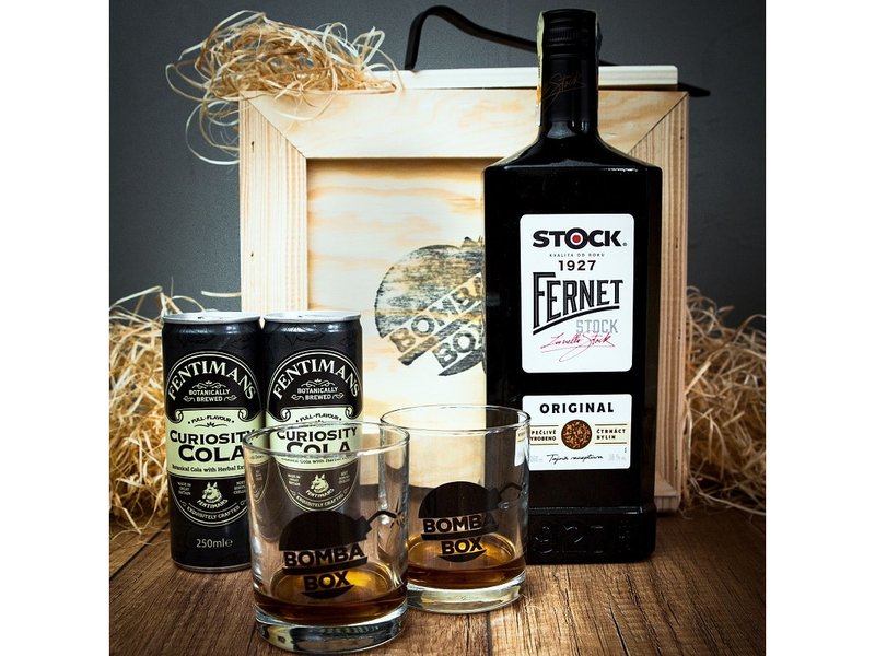 Dárková bedna s páčidlem pro muže Fernet Stock Original Celá ČR