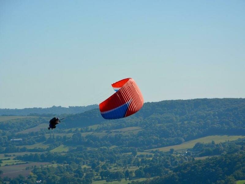 Akrobatický tandem paragliding