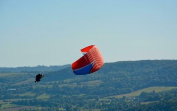 Akrobatický tandem paragliding