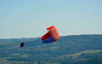 Akrobatický tandem paragliding