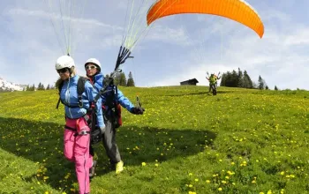 Akrobatický tandem paragliding