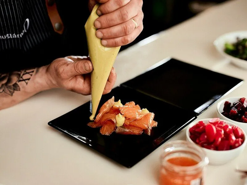 3chodové gurmánské menu s mušlemi
