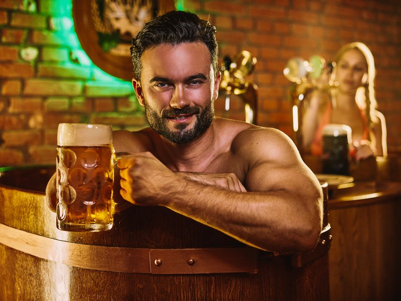 Relaxační pivní koupel pro milovníky piva