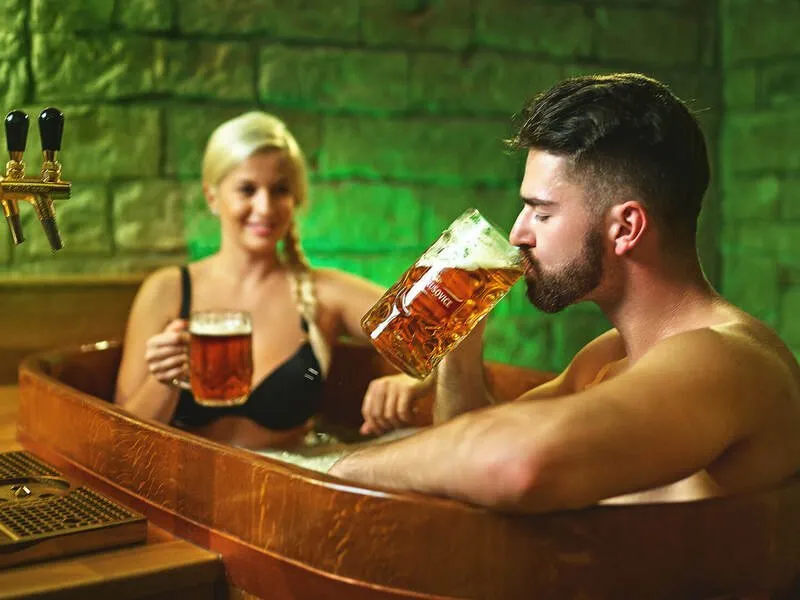 Pivní lázně v Praze – Krušovice
