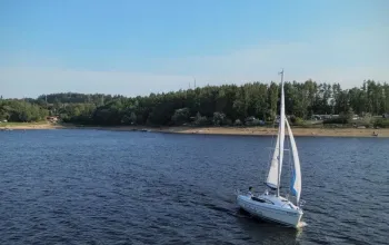 Plavba plachetnicí na Orlíku s kapitánem