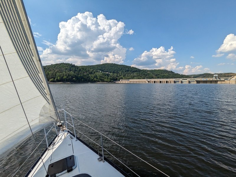 Plavba plachetnicí na Orlíku s kapitánem