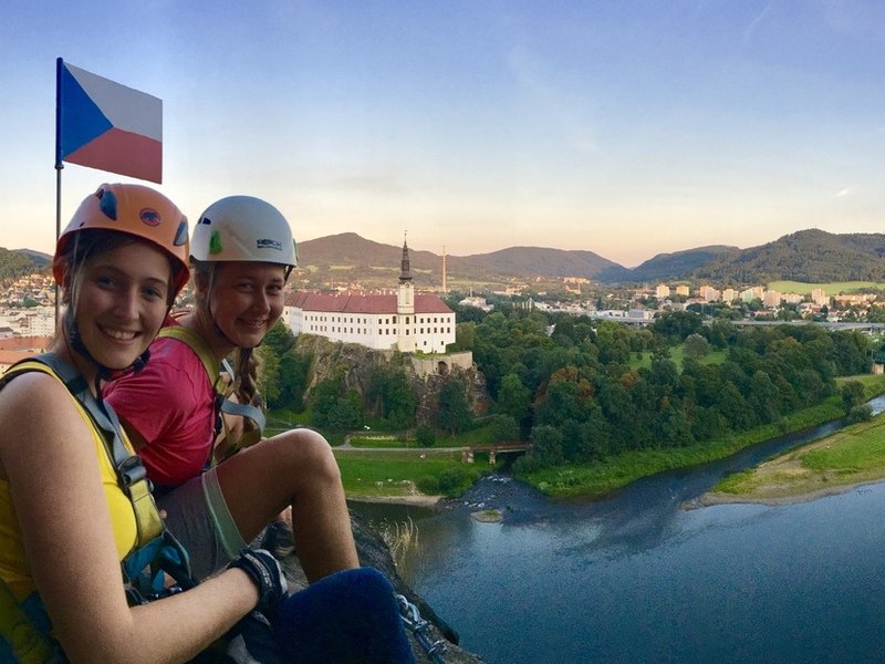 Dva dny na nejdelší via ferratě Česka