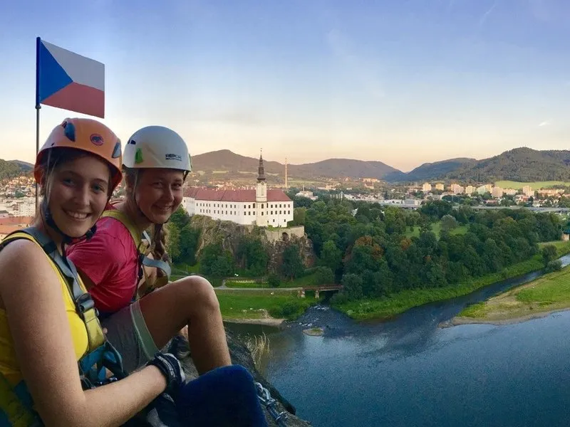 Dva dny na nejdelší via ferratě Česka