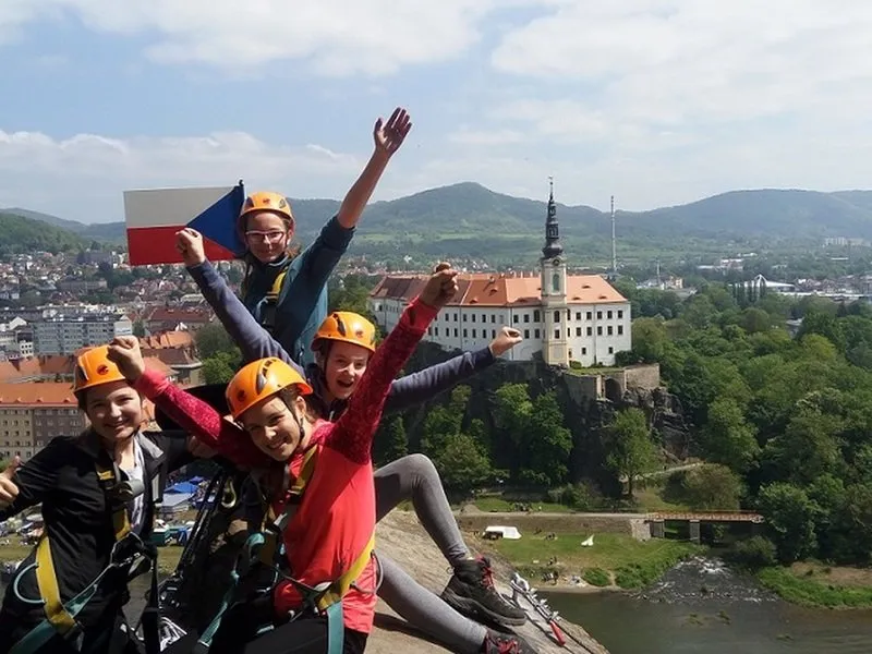 Dva dny na nejdelší via ferratě Česka