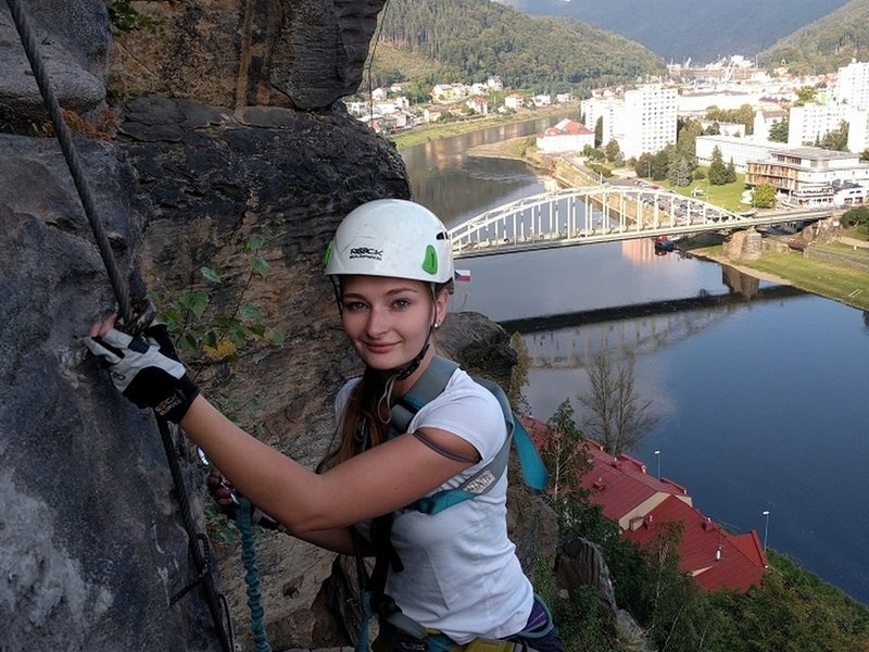 Dva dny na nejdelší via ferratě Česka