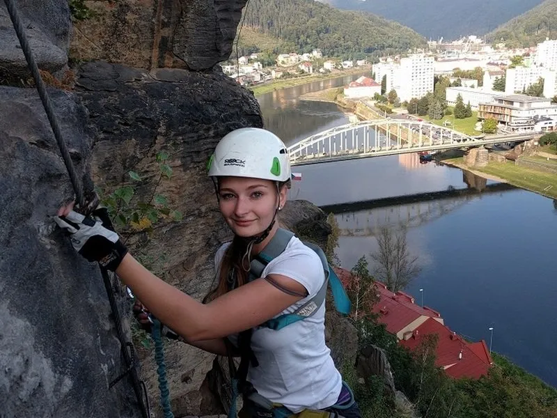 Dva dny na nejdelší via ferratě Česka
