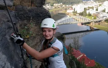 Dva dny na nejdelší via ferratě Česka