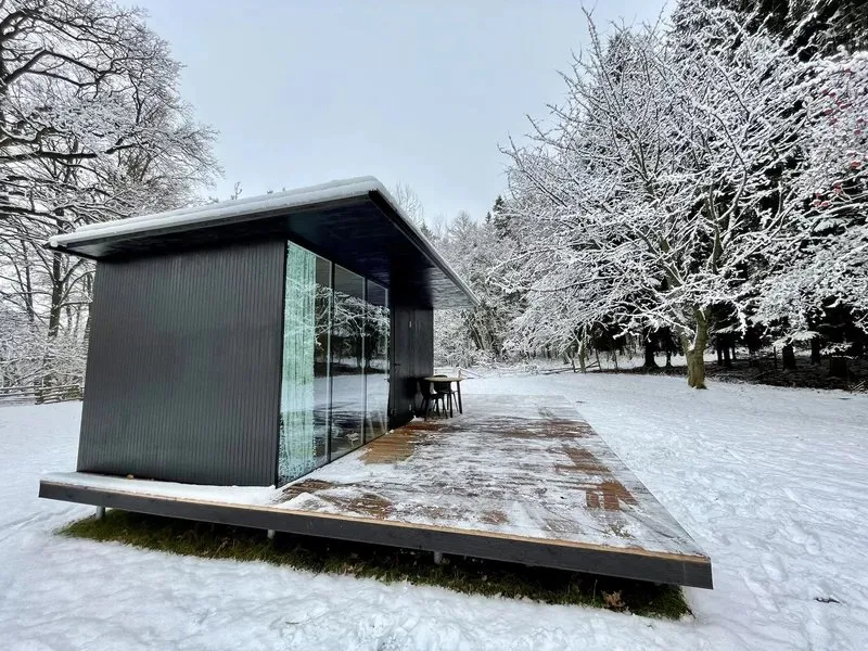 Ubytování: Tiny house s vlastní saunou