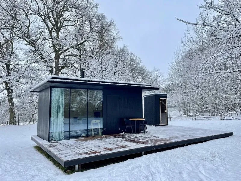 Ubytování: Tiny house s vlastní saunou