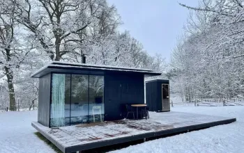 Ubytování: Tiny house s vlastní saunou