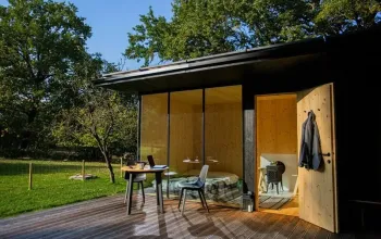 Ubytování: Tiny house s vlastní saunou