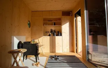 Ubytování: Tiny house s vlastní saunou