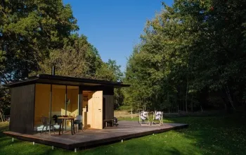 Ubytování: Tiny house s vlastní saunou
