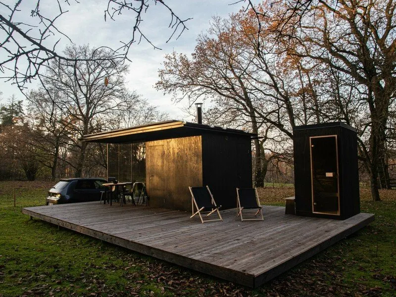 Ubytování: Tiny house s vlastní saunou