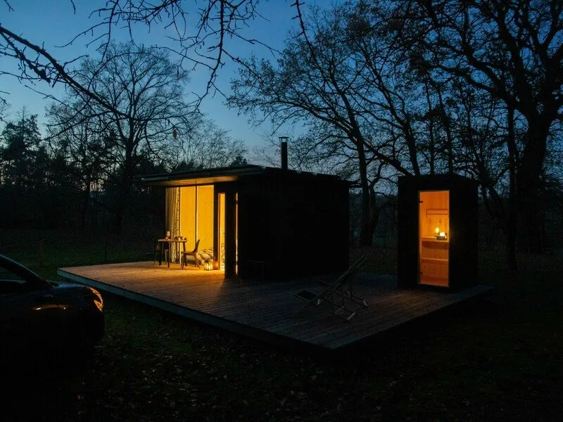 Ubytování: Tiny house s vlastní saunou